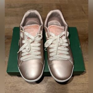 Lacoste Metallic Pink Sneakers